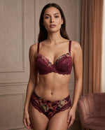 Load image into Gallery viewer, Fashion Panties 54-825 Bordeaux Color