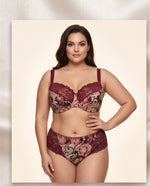 Load image into Gallery viewer, Fashion Bra 729-825 Bordeaux Color
