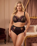 Load image into Gallery viewer, Fashion Bra 369-401 Chocolate
