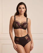 Load image into Gallery viewer, Fashion Bra 369-401 Chocolate
