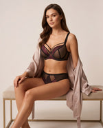 Load image into Gallery viewer, Fashion Bra 369-401 Chocolate

