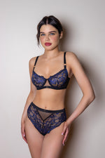Load image into Gallery viewer, Fashion Bra 477-58 Black
