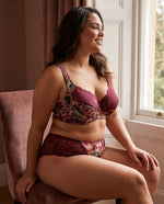 Load image into Gallery viewer, Fashion Bra 656-825 Bordeaux Color
