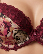 Load image into Gallery viewer, Fashion Bra 76-825 Bordeaux Color
